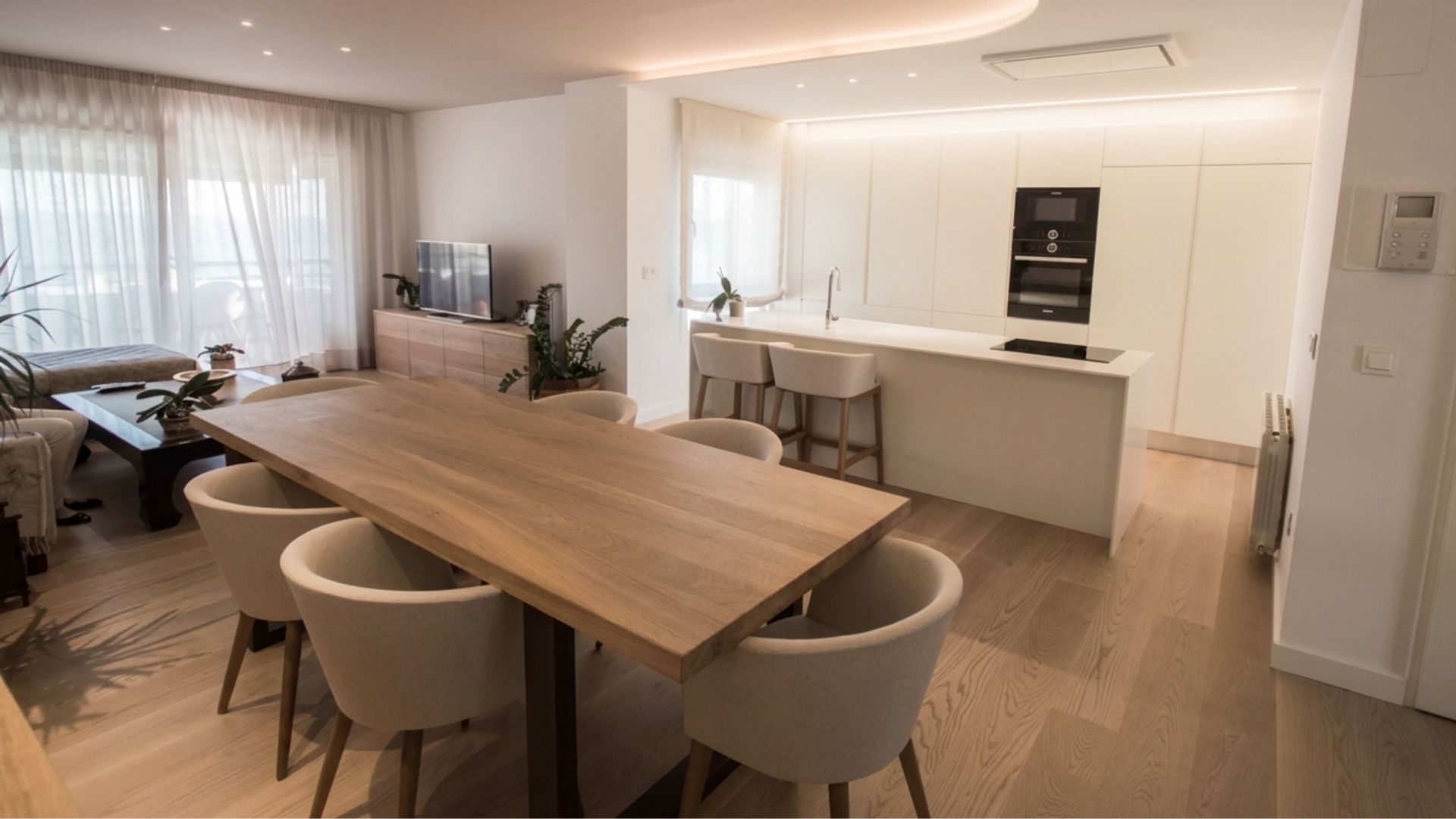 Reforma integral de piso en Gandía, salón y comedor